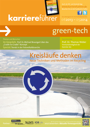 Cover karriereführer green-tech 2013.2014