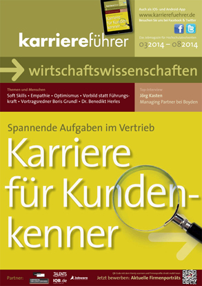 Cover karriereführer wirtschaftswissenschaften 1.2014