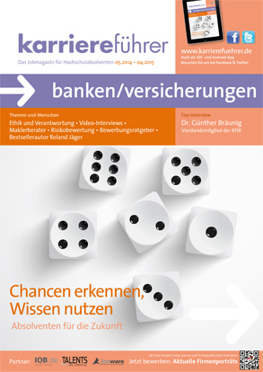 Cover karriereführer banken/versicherungen 2014.2015