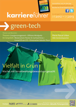 Cover karriereführer green-tech 2012.2013