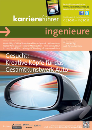 Cover karriereführer ingenieure Ausgabe 1.2012