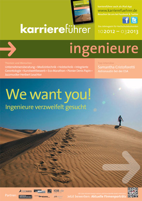 Cover karriereführer ingenieure Ausgabe 2.2012