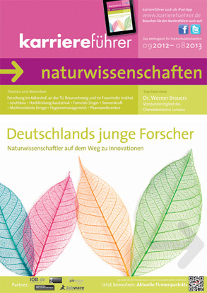 Cover karriereführer naturwissenschaften 2012.2013