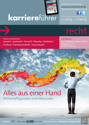 Cover karriereführer recht 1.2013