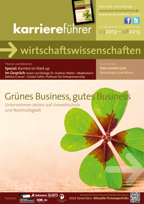 Cover karriereführer wirtschaftswissenschaften 1.2013