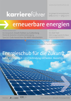 Cover karriereführer erneuerbare energien 2010.2011