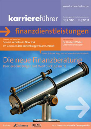 Cover karriereführer finanzdienstleistungen 2010.2011