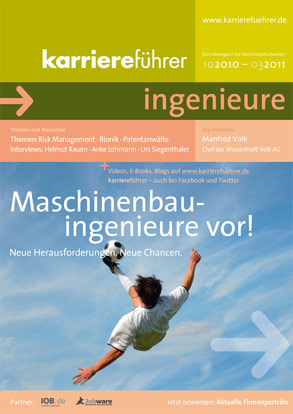 Cover karriereführer ingenieure Ausgabe 2.2010