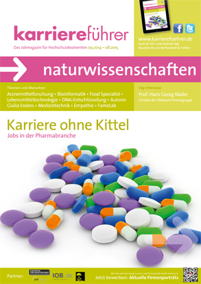 Cover karriereführer naturwissenschaften 2014.2015
