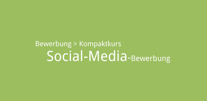Social-Media-Bewerbung