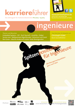 Cover karriereführer ingenieure 2.2014
