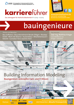 Cover karriereführer bauingenieure 2014.2015