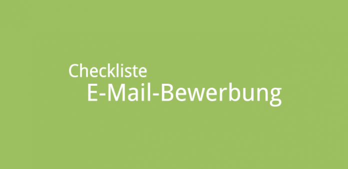 Checkliste E Mail Bewerbung Karrierefuhrer