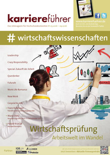 Cover karriereführer wirtschaftswissenschaften 1.2016