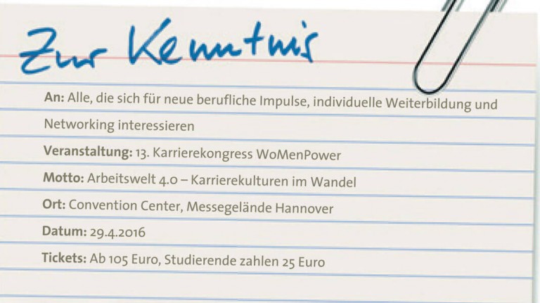 Karrierekongress WoMenPower