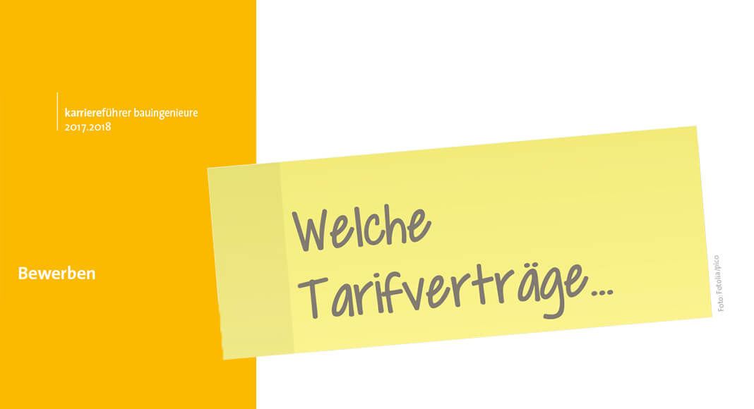 Welche Tarifverträge gelten für Bauingenieure? karriereführer
