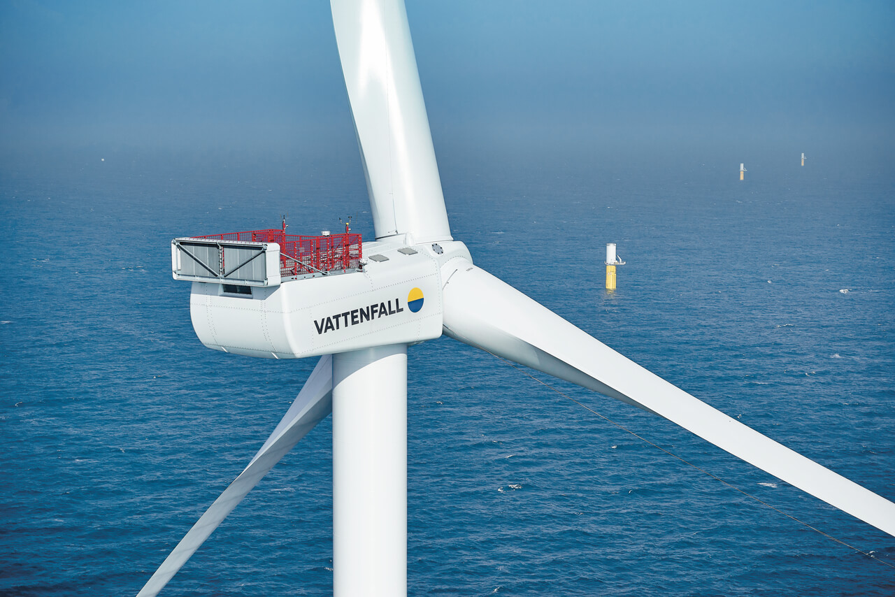 Windfarm, Foto: Vattenfall