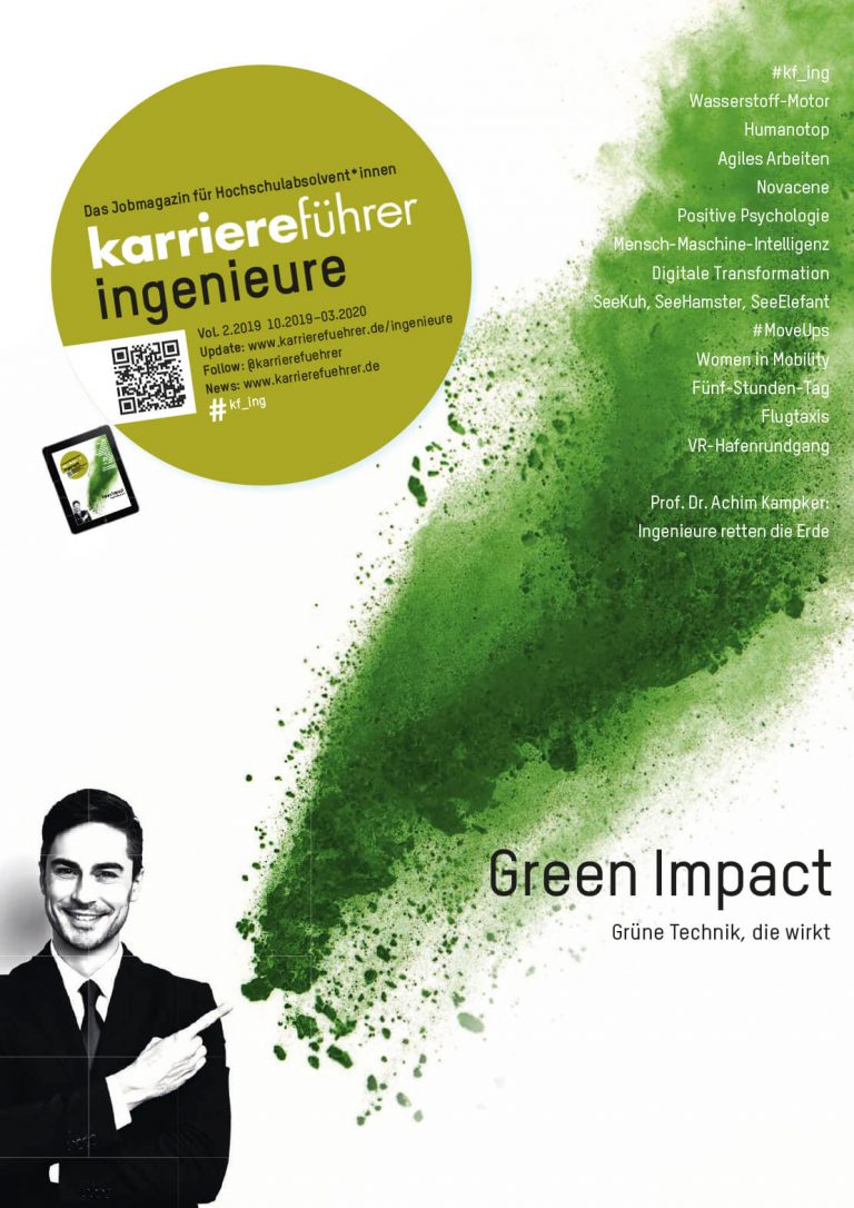 karriereführer ingenieure 2.2019 – Green Impact: Grüne Technik, die wirkt