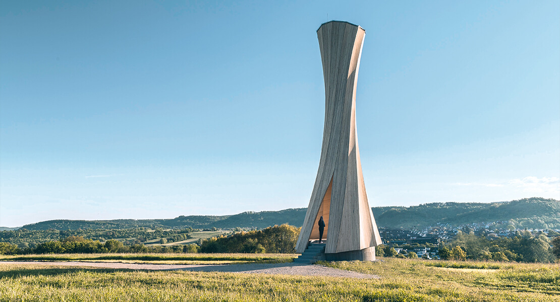 Der Urbach Turm, Foto: Universität Stuttgart, ICD/ITKE