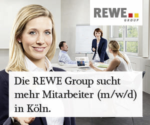 Die REWE Group sucht Mitarbeiter (m/w/d) in Köln