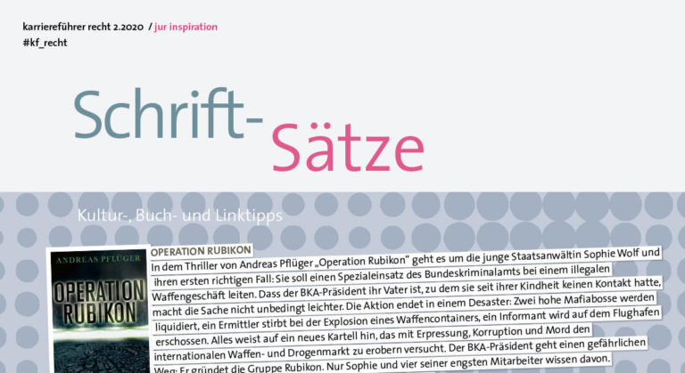 Schrift-Sätze, Kultur-, Buch- und Linktipps
