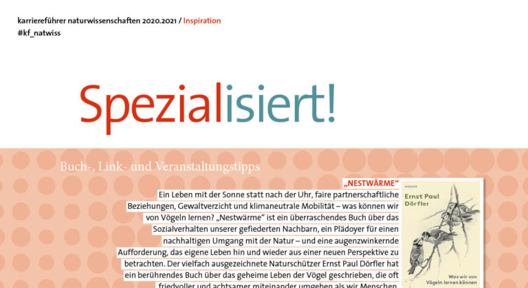 Spezialisiert! Buch-, Link- und Veranstaltungstipps