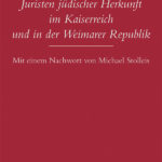 Cover Juristen jüdischer Herkunft