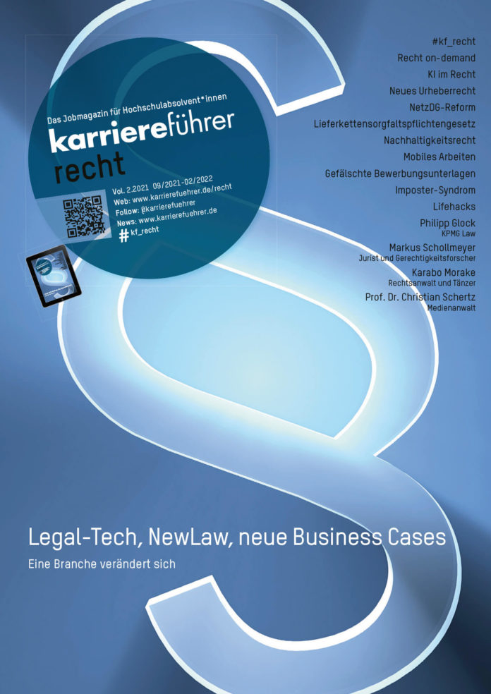 Cover karrierefuehrer recht 2-2021