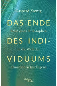 Cover Das Ende des Individuums