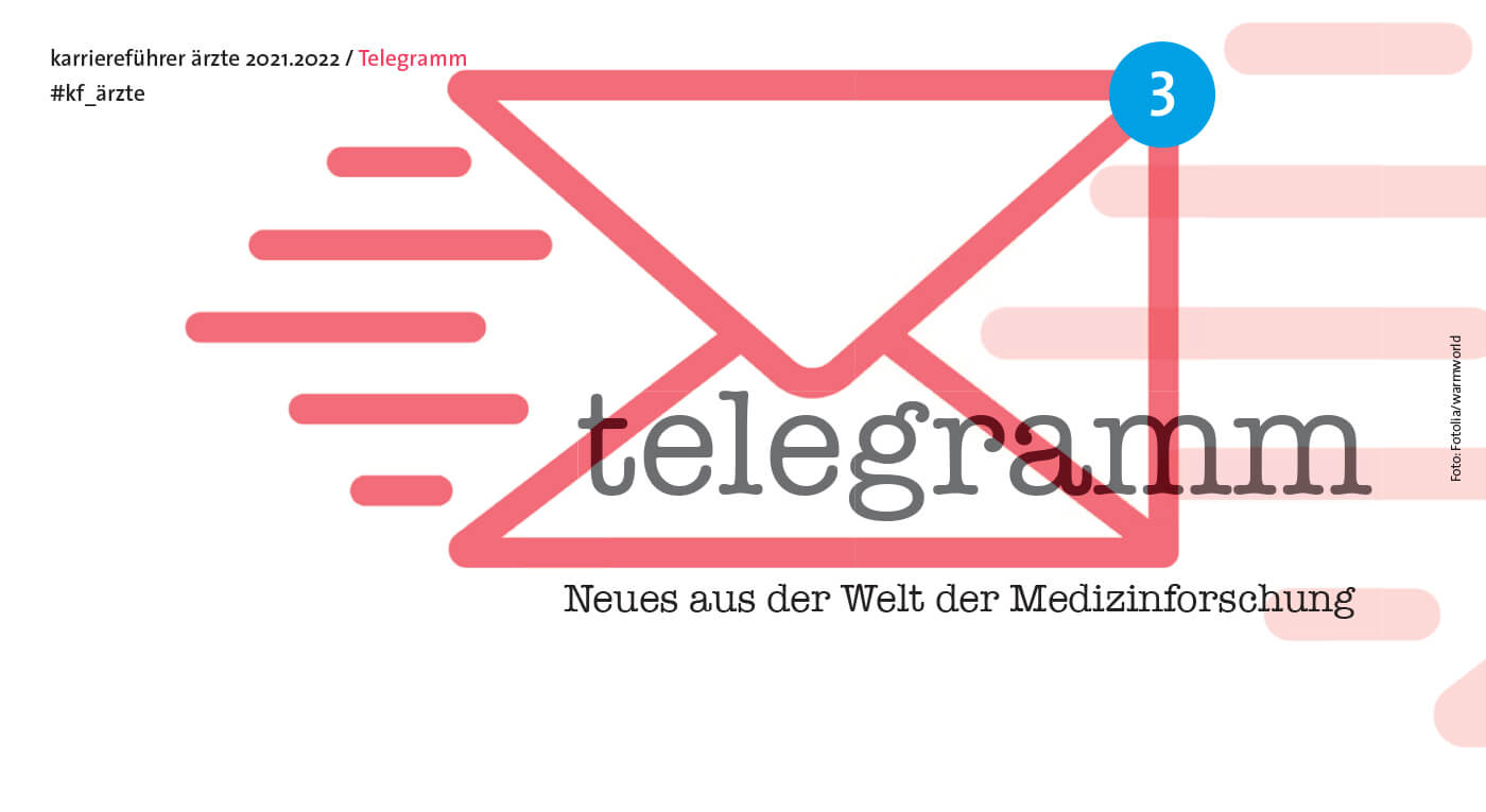 Telegramm Neues Medizinforschung, Foto: Fotolia/warmworld