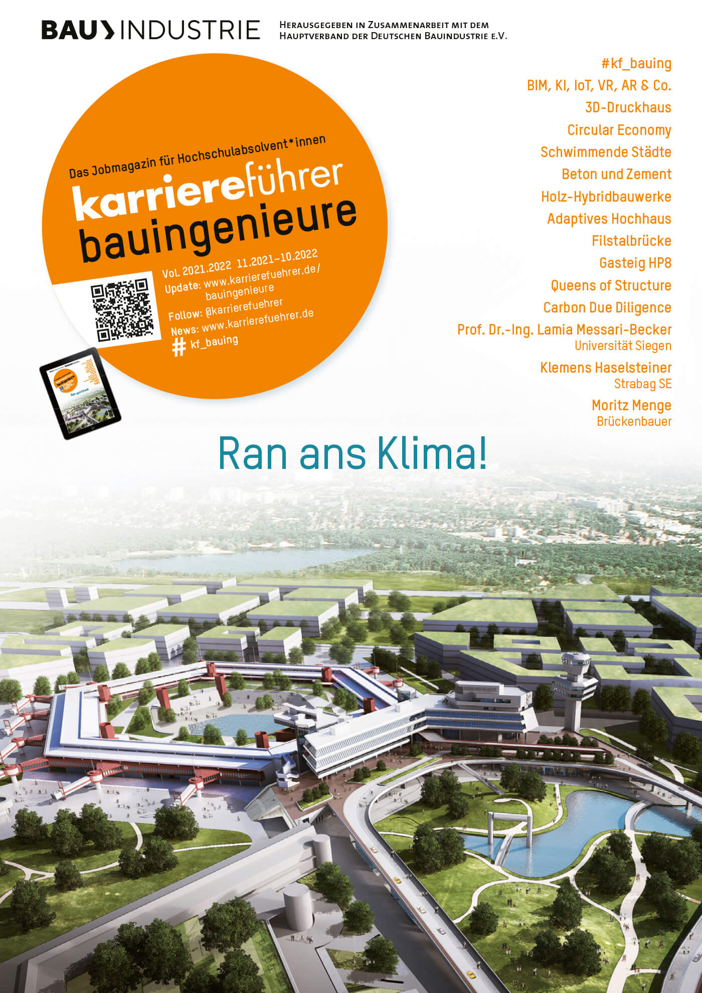 Cover karriereführer bauingenieure 2021-2022