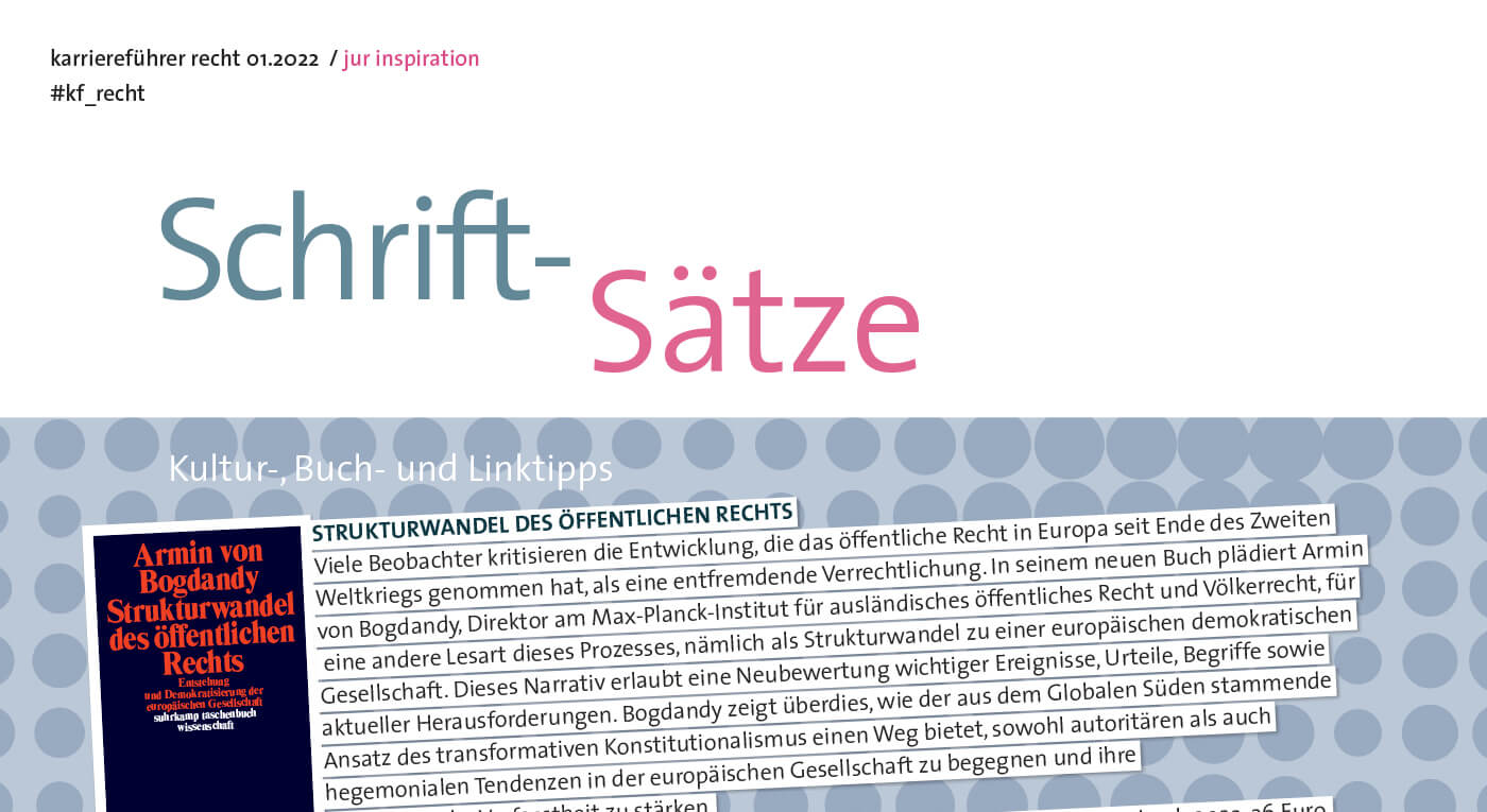 Schrift-Sätze Kulturtipps