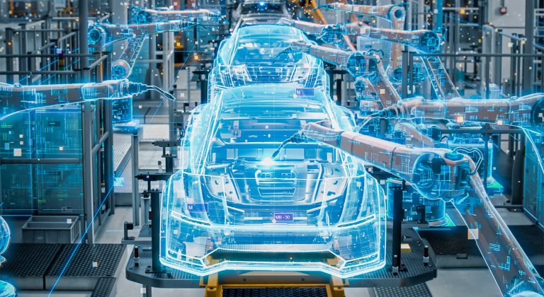 Digitalisierung beim Autobau