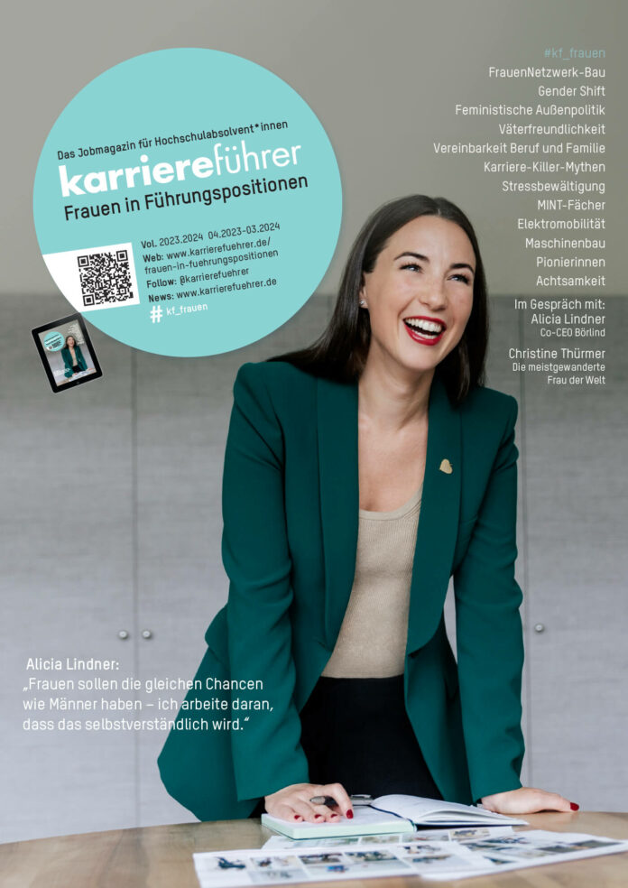 Cover karriereführer Frauen in Führungspositionen 2023-2024