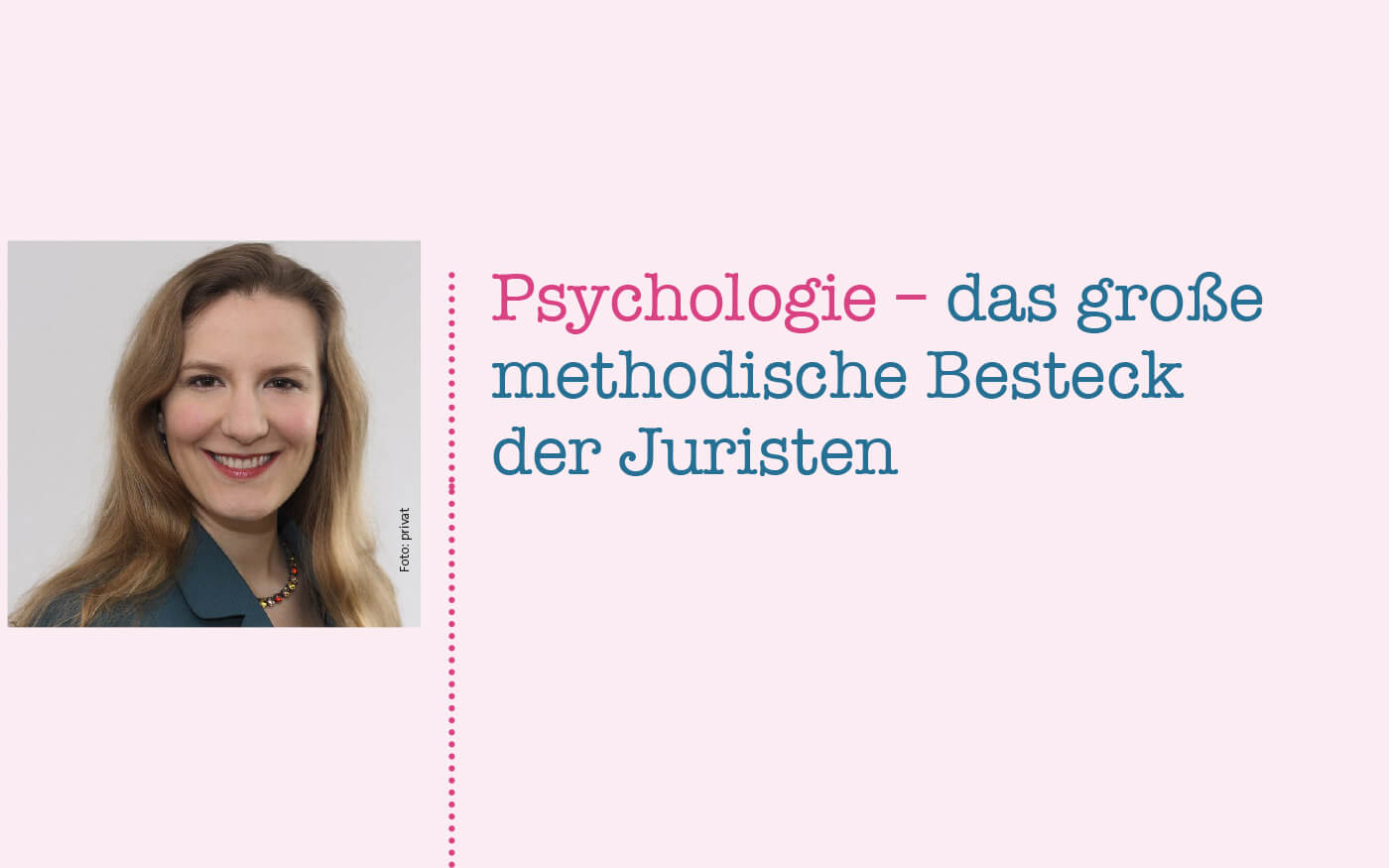 jura psychologie Alica Mohnert Foto: privat