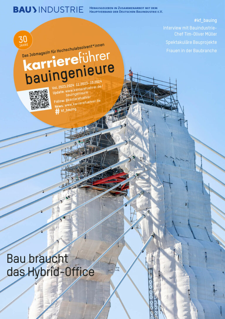 E-Paper karriereführer bauingenieure 2023.2024 – Bau braucht das Hybrid-Office
