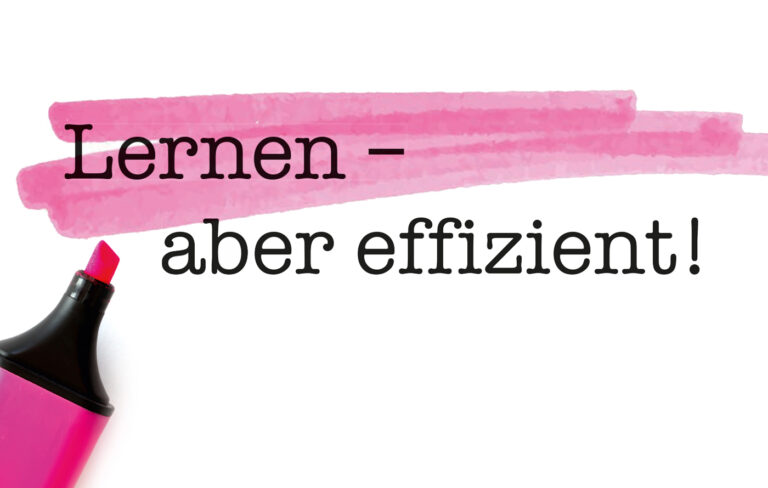 Lernen – aber effizient!
