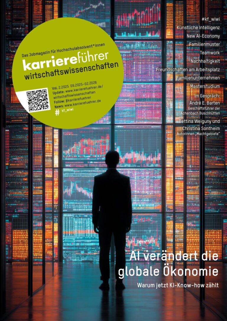 E-Paper karriereführer wirtschaftswissenschaften 2.2025 – AI verändert die globale Ökonomie: Warum jetzt KI-Know-how zählt
