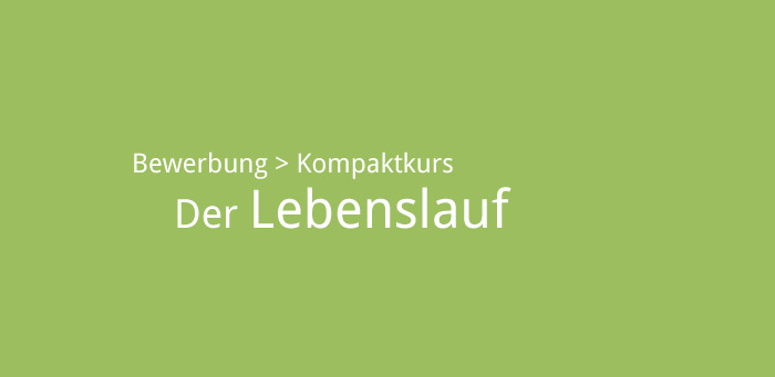 Lebenslauf