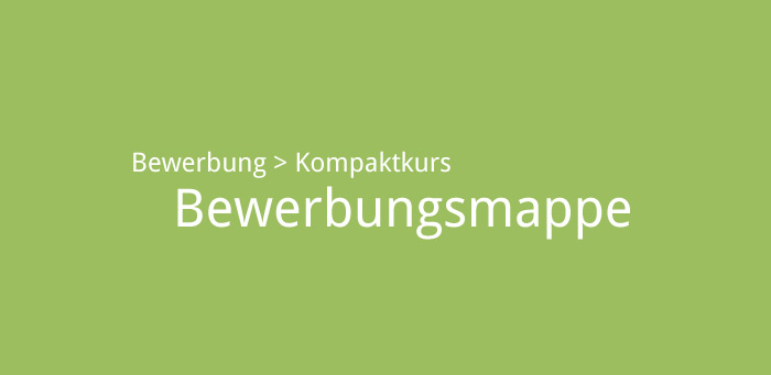 Bewerbungsmappe