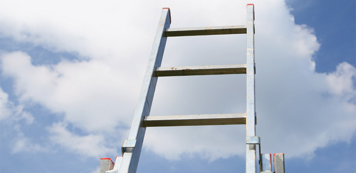 Karriereleiter: Der Start