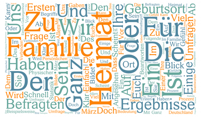 Umfrage: Was ist Heimat?