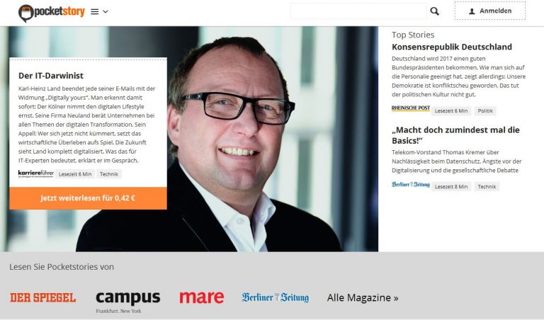 Pocketstory neuer Kooperationspartner des karriereführer