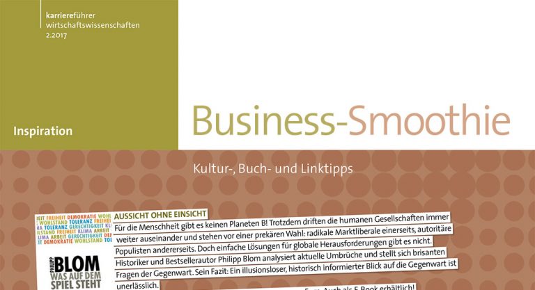 Business-Smoothie für WiWis