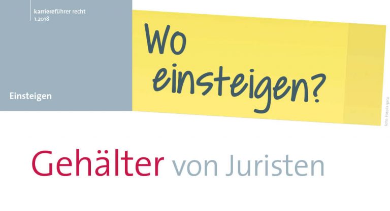 Gehälter von Juristen