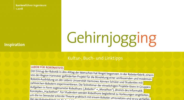 Gehirnjogging: Kultur-, Buch- und Linktipps