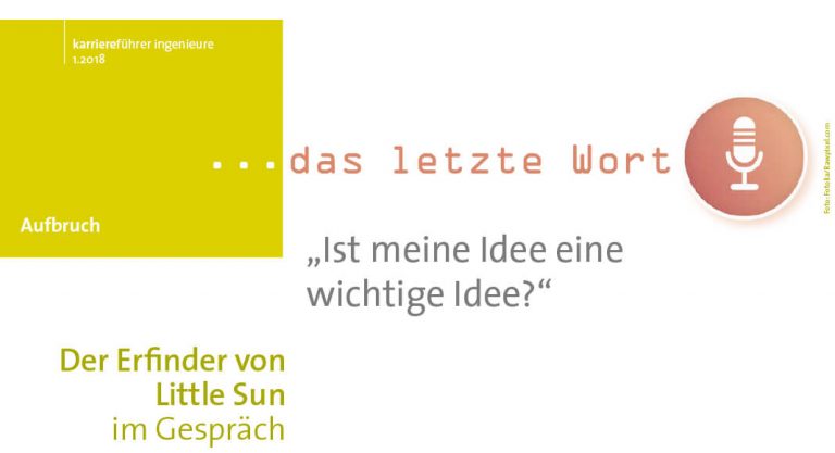 „Ist meine Idee eine wichtige Idee?“