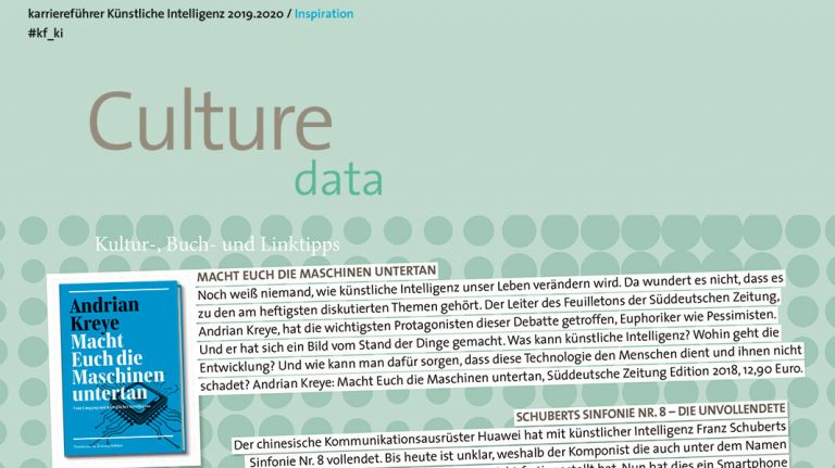 Culture data: Kultur-, Buch- und Linktipps