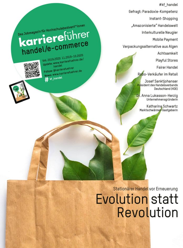 Cover karriereführer handel/ecommerce 2019-2020 Cover karriereführer handel/ecommerce 2019-2020