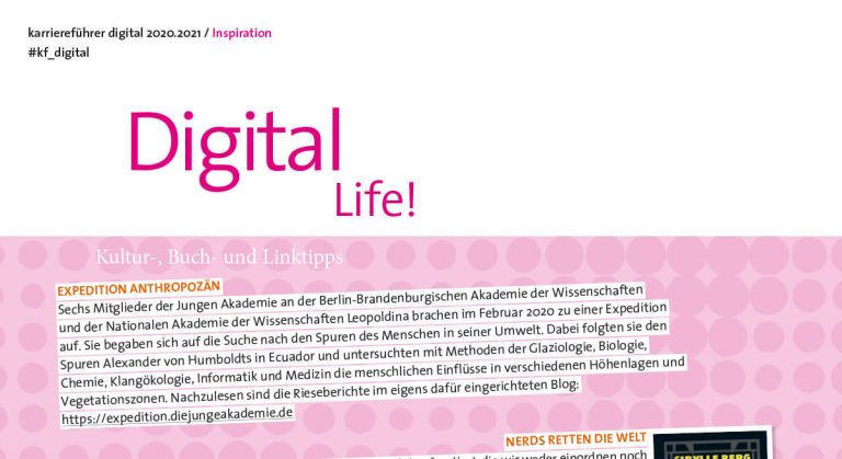 Digital Life Kultur-, Buch- und Linktipps